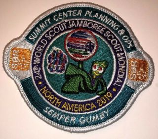 Semper Gumby Summit Center Staff Ist Badge Patch 2019 24th World Scout Jamboree