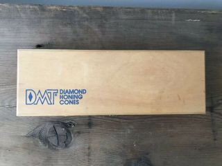 Dmt Sharpener Diamond Honing Kit Small,  Medium,  Large Sharpening Cones,  Wood Box
