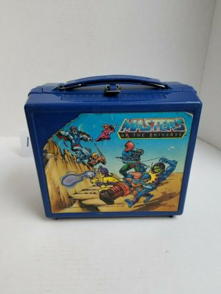 Vintage 1983 Aladdin Masters Of The Universe Lunch Box Withthermos
