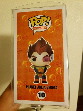 Funko Pop Dragonball Z Planet Arlia Vegeta 10 Toy Tokyo Exclusive Custom 3