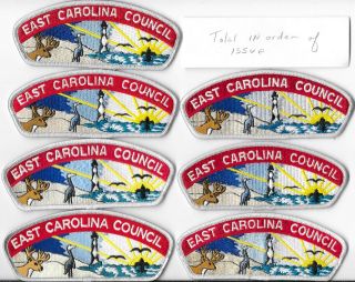 East Carolina Council Stand.  Variations Csp Sap Croatan Lodge 117 Boy Scouts Bsa