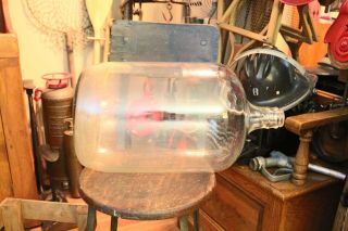 Vintage 5 Gallon Water Jug with Wooden Crate - Hinkley & Schmitt 5
