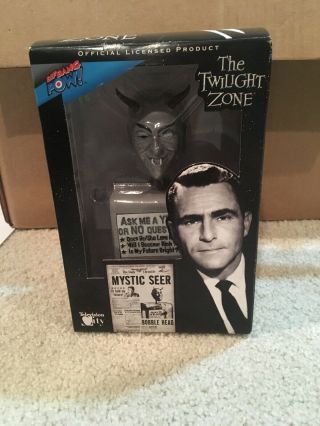 Bif Bang Pow The Twilight Zone Mystic Seer Bobble Head Figure Rare W@w