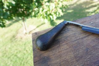 Vintage WARNOCK & CO.  Draw Knife 8  Blade Log Peeler Wood Carving Timber Tool 7
