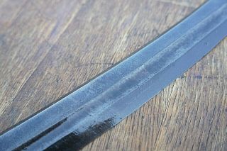 Vintage WARNOCK & CO.  Draw Knife 8  Blade Log Peeler Wood Carving Timber Tool 8