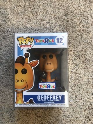 Toys ‘r’ Us Exclusive Geoffrey The Giraffe Funko Pop With Soft Plastic Cover