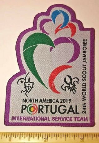 Portuguese Contingent Portugal Purple Ist Patch 2019 24th World Scout Jamboree