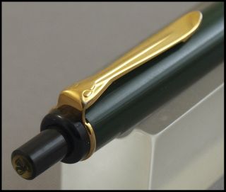 Rare Vintage Pelikan K 250 Ballpoint Pen Black And Green