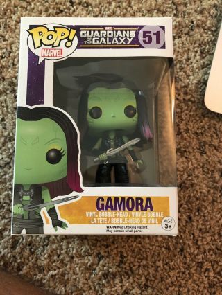 Funko Pop Marvel 51 Gamora Guardians Of The Galaxy