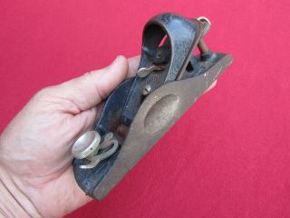Antique Stanley No.  9 - 1/2 Small Block Plane W/adjustable Throat,  Tool As Found