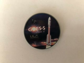 United Launch Alliance Atlas V Goes - S Mission Coin