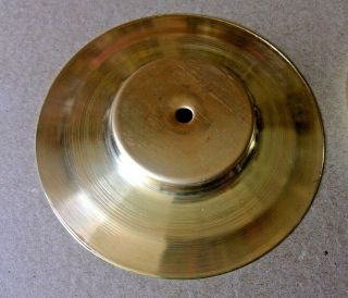 Brass Shade Rest For Painted Glass Shade Or Tiffany Style Lamp 2 " To 4 1/2 "