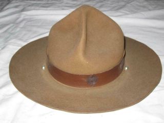 Vintage Boy Scout Hat Scoutmaster 7 1/4