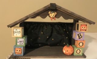 Cherished Teddies Beary Scary Halloween House & 17 figurines - - boxes 2