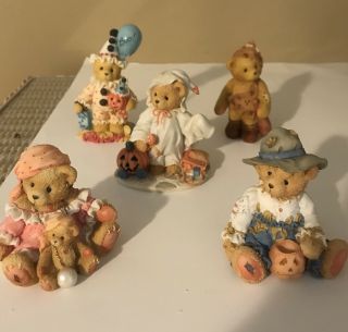 Cherished Teddies Beary Scary Halloween House & 17 figurines - - boxes 3