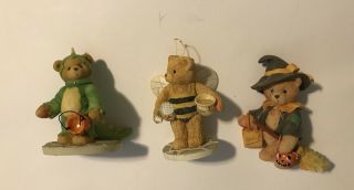 Cherished Teddies Beary Scary Halloween House & 17 figurines - - boxes 7