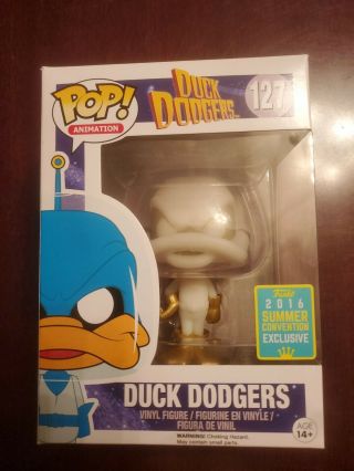 Funko Pop Animation Duck Dodgers 2016 Summer Con Gitd Exclusive