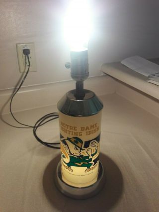 Notre Dame Lamp And Night Light.  Very Rare,  Perfectly.