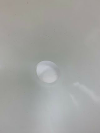 White Milk Glass 2 1/4 