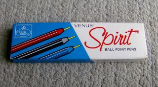 Rare Vintage 1960s Faber Castell Venus Spirit Ball Point Pens