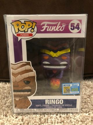 Funko Fundays 2019 Ringo Tiki Pop Figure Le 1600 Purple Spastik Plastik Freddy