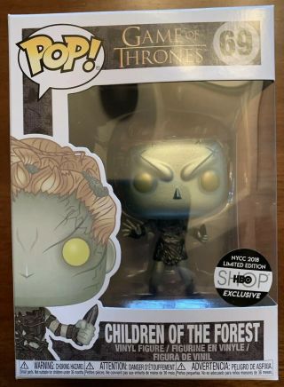 Funko Pop Game Of Thrones Children Of The Forest Metallic 69 Hbo Exclusive Nycc