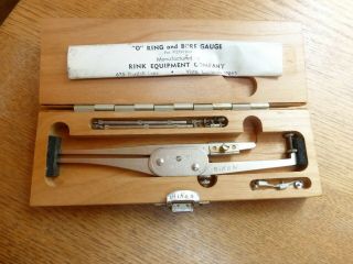 Vintage Indi Cal Indicator Caliper Machinist Tool O Ring & Bore Gauge
