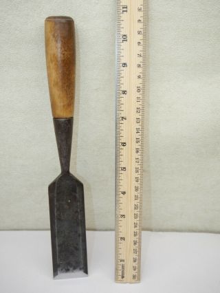 Old Wood Tools Vintage 1 - 1/2 " Greenlee Bevel Edge Socket Chisel