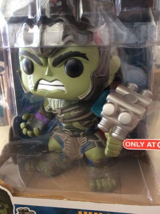 Funko Pop Marvel Thor Ragnarok 10 Inch Hulk 241 Target Exclusive Rare