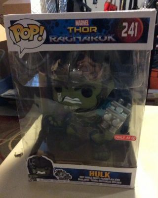 Funko Pop Marvel Thor Ragnarok 10 Inch Hulk 241 Target Exclusive Rare 4