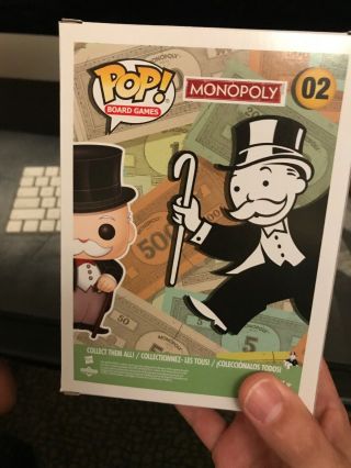 Funko Pop Mr Monopoly With Money Bag Funko Limited Edition.  In Hand.  Fast Ship 4