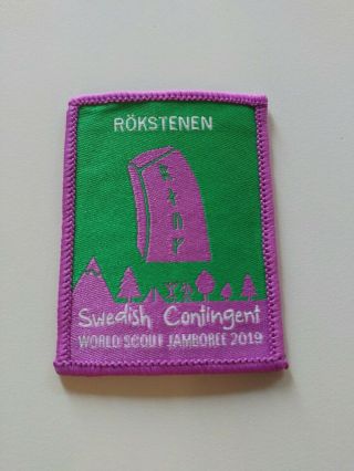 24th 2019 World Scout Jamboree Swedish Contingent Rokstenen