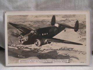 1941 Post Card For The Lockheed B 14 Air Plane