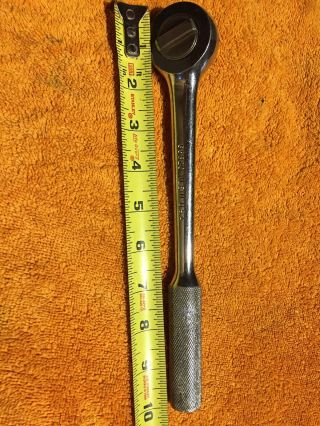 Vintage Klein Tools 1/2 " Drive Ratchet Socket Wrench Cond Made In Usa 65820