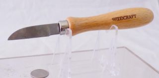 Vintage Woodcraft Wood Carving Knife Tool 5.  75 " Long