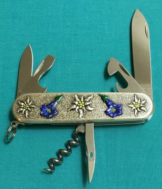 Rare Design Victorinox Swiss Army Knife - Collectible Spartan Pocket Multi Tool