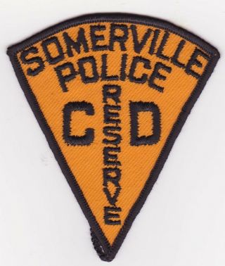 Nj Police Patch - Somerville Police Nj - Old Civil Defense Pie Shape