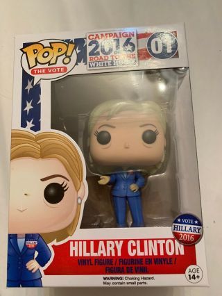 Funko Pop Hillary Clinton 2016 Campaign Road To The White House Vinyl Figure 01