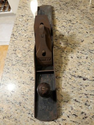 Vintage Stanley Bailey No.  7 Corrugated Jointer Plane