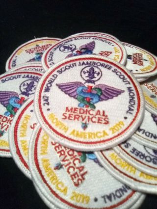 10 2019 24th World Scout Jamboree Medical Services Ist Patches