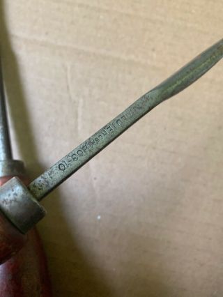 2 Vintage Kraeuter 1202 - 10 12 Babbitt Bearing Scrapers Antique Tool Look 3