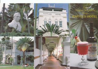 Singapore Postcard - Views Of Raffles Hotel - Ref Zz4941
