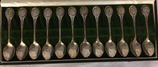 Franklin The Twelve Days Of Christmas Sterling Silver Spoon Set