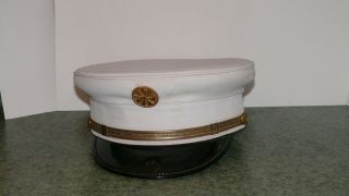 Fire Dept.  Chief Officer Dress Hat.  Headmaster 7 5/8
