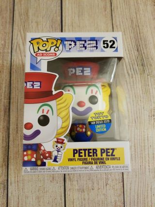 Funko Pop Peter Pez Sdcc 2019 Toy Tokyo Exclusive.  Ad Icons.  Red.  Good Box
