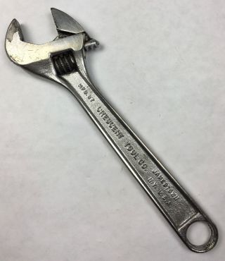 Vintage 6 " Crescent Tool Co.  Crestoloy Adjustable Wrench Jamestown N.  Y.  Usa " 96 "