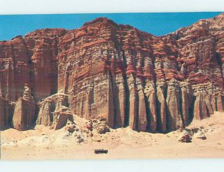 Pre - 1980 Nature Scene Red Rocks Canyon - Cantil - Near Mohave Ca Ad2600
