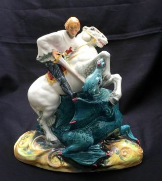 Royal Doulton Porcelain Figurine St.  George Hn 2051,