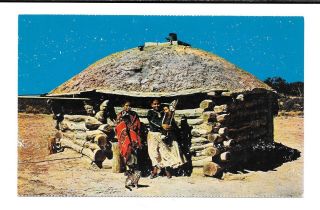 Navajo Indians And Their Hogan Northern,  Arizona