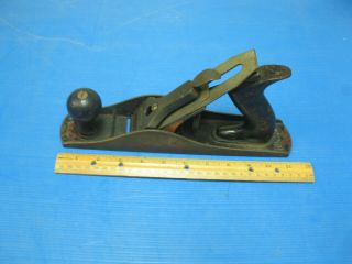 Vintage Stanley Bailey Bench Plane No 5 1/4 Carpentry Woodworking Tool